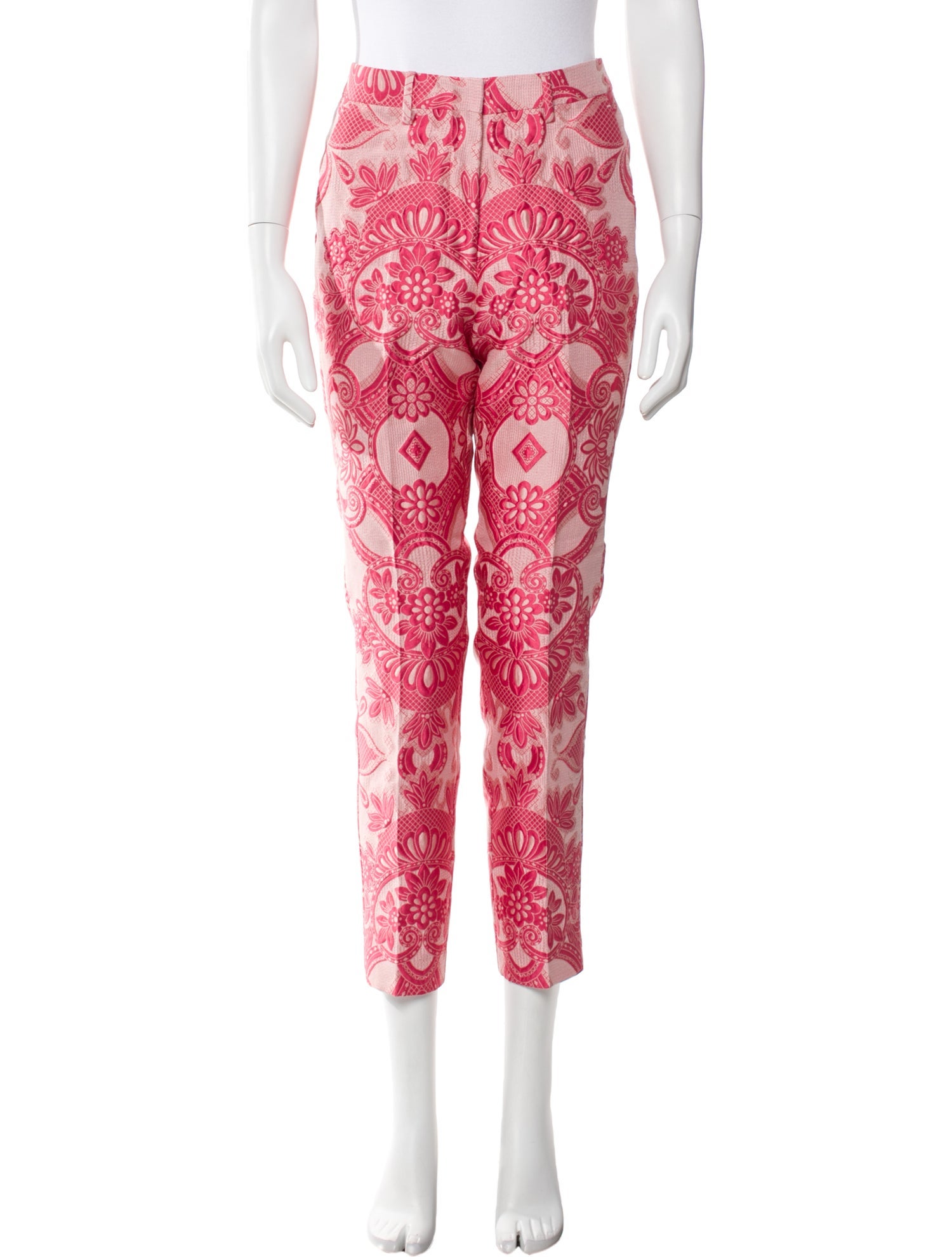 Etro Printed Straight Leg Pants